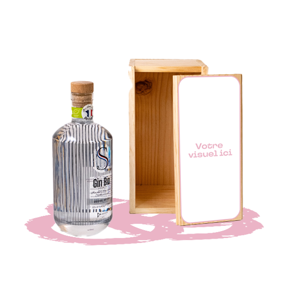 Gin dans son coffret bois